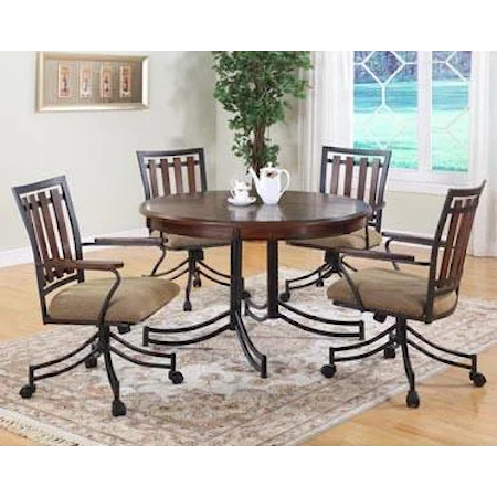 5 Piece Table and Chair Set